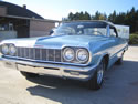 Chevrolet Impala 1964 Cabriolet Baby Blue: Image