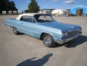 Chevrolet Impala 1964 Cabriolet Baby Blue: Image