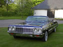 Chevrolet Impala 1964 Cabriolet Dark Blue: Image