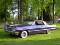 Chevrolet Impala 1964 Cabriolet Dark Blue: Image