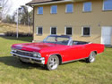 Chevrolet Impala 1965 Cabriolet Red: Image