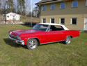 Chevrolet Impala 1965 Cabriolet Red: Image