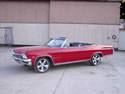 Chevrolet Impala 1965 Cabriolet Red: Image