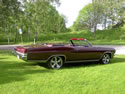 Chevrolet Impala 1965 Cabriolet Red Brown: Image