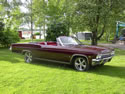 Chevrolet Impala 1965 Cabriolet Red Brown: Image