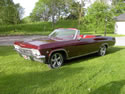 Chevrolet Impala 1965 Cabriolet Red Brown: Image