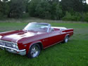 Chevrolet Impala 1966 Cabriolet Red: Image