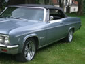 Chevrolet Impala 1966 SS Cabriolet Blue: Image