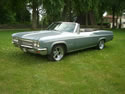 Chevrolet Impala 1966 SS Cabriolet Blue: Image