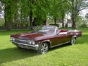 Chevrolet Impala 1965 Cabriolet Red Brown