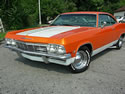 Chevrolet Impala 1965 2d HT Orange: Image