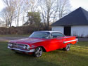 Chevrolet Impala 1960 2D HT Red